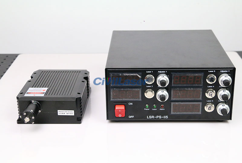 RGBV 638nm/532nm/445nm/405nm Multi Wavelength Fiber Coupled Laser